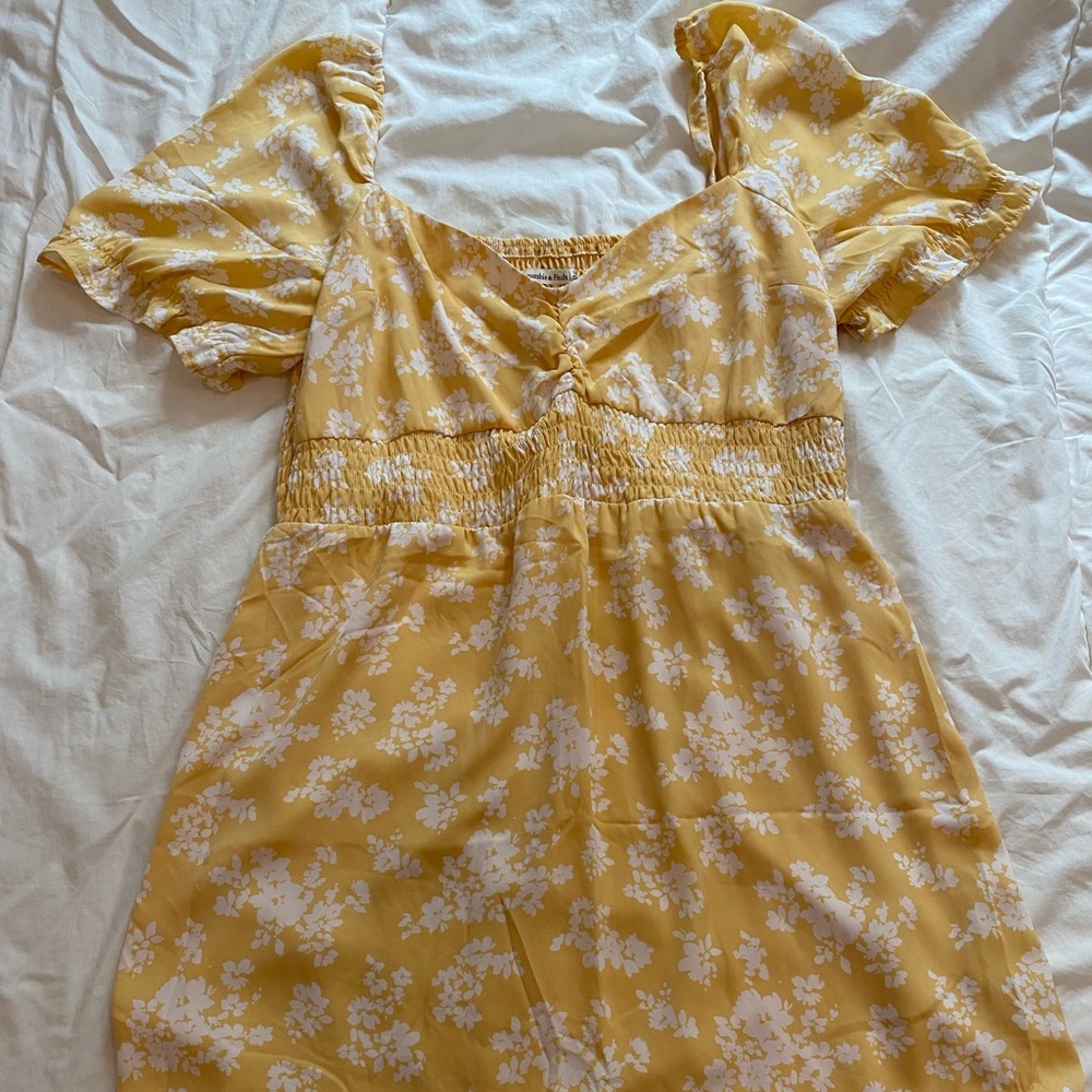 Abercrombie Flowy Cap Sleeve Mini Dress